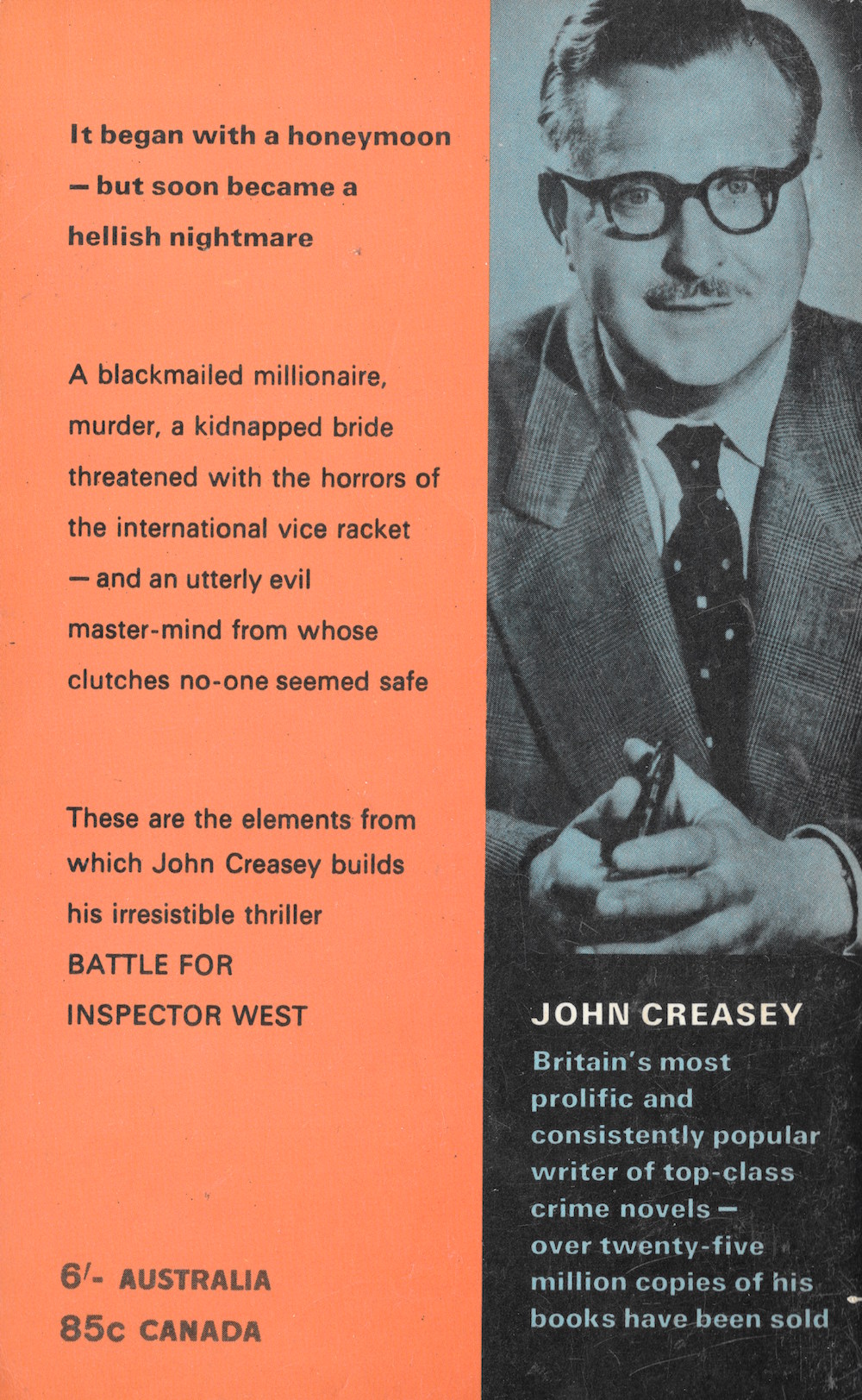 John Creasey, crime, books, writers