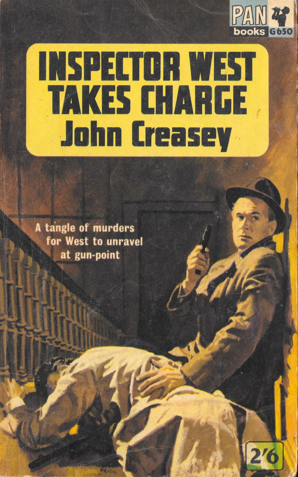 John Creasey, books, art, thriller, Pan Books