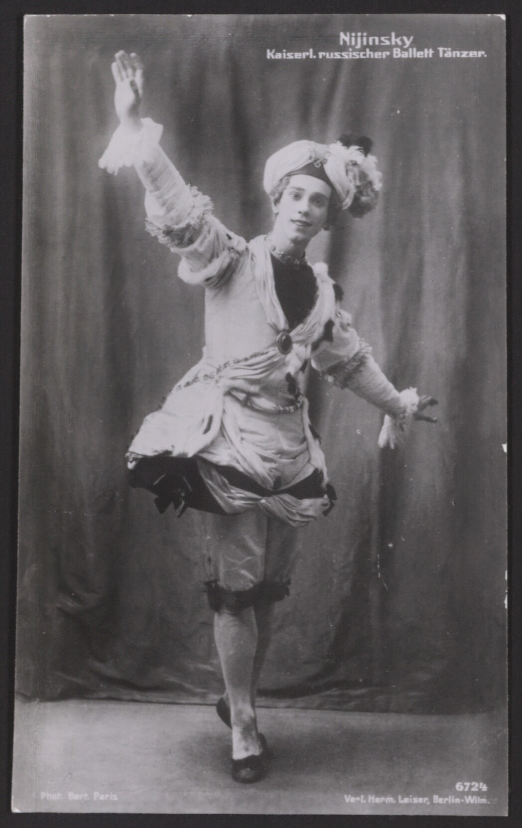 Vaslav Nijinsky in Pavillon d'Armide, 1909