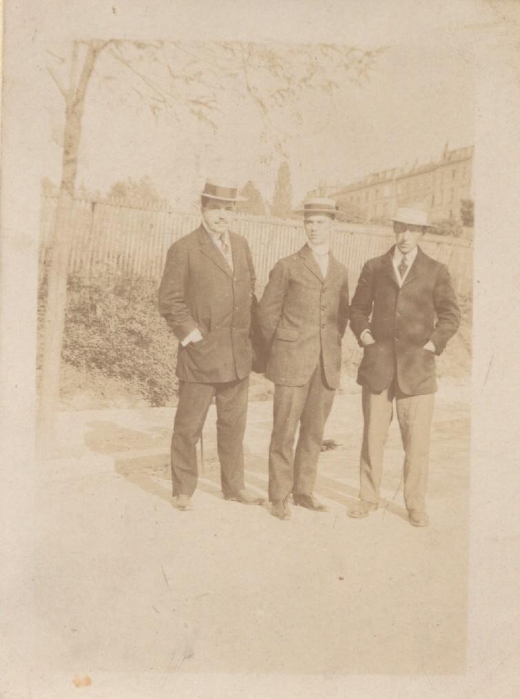 Serge Diaghilev, Vaslov Nijinsky, and Igor Stravinsky