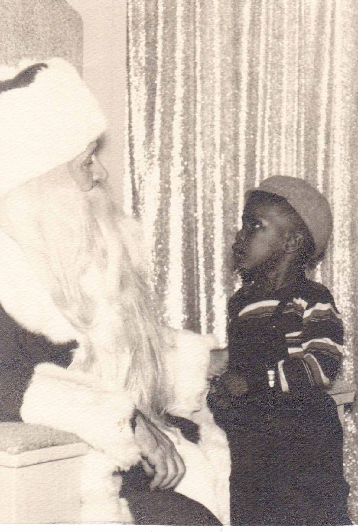 Scary Santa vintage snapshots