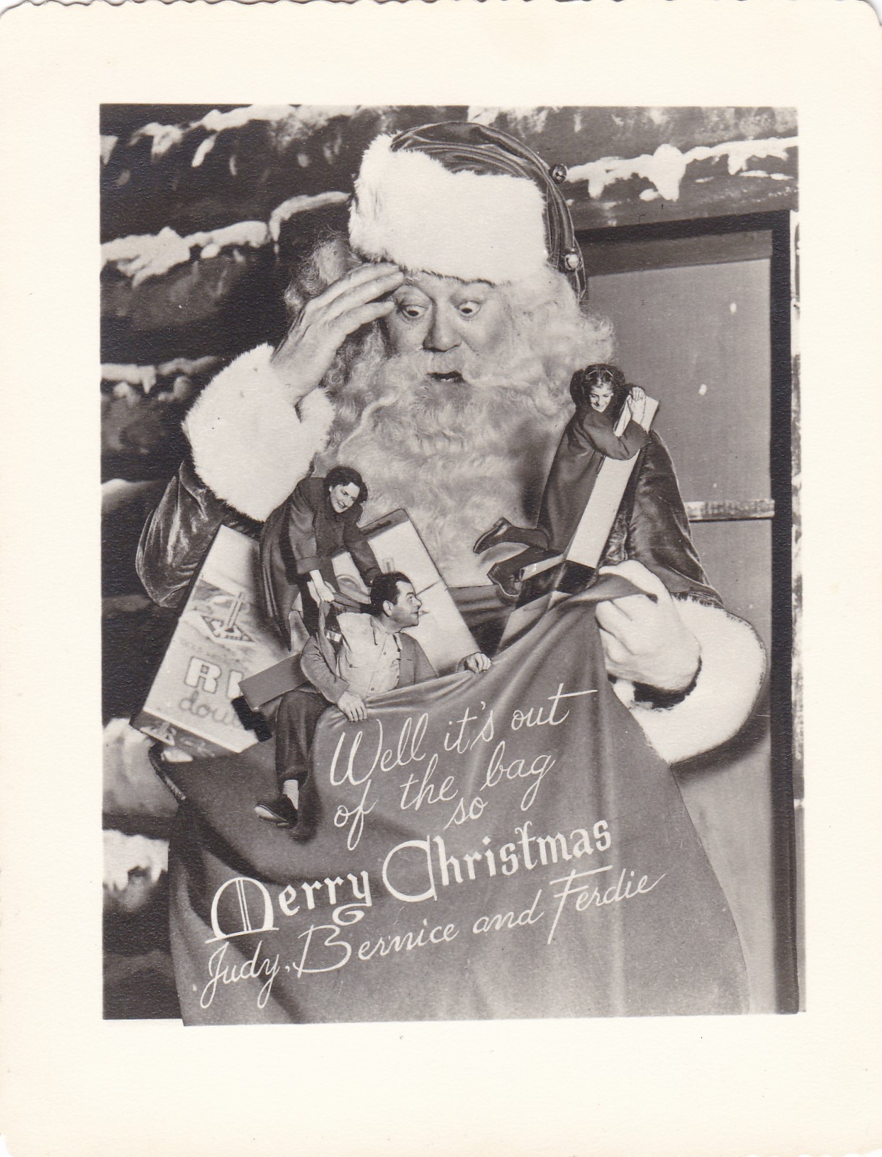 Scary Santa vintage snapshots