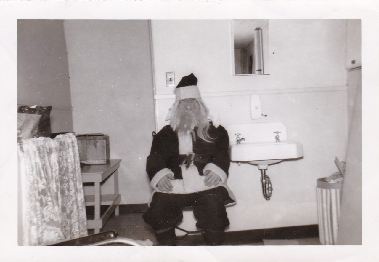 Scary Santa vintage snapshots