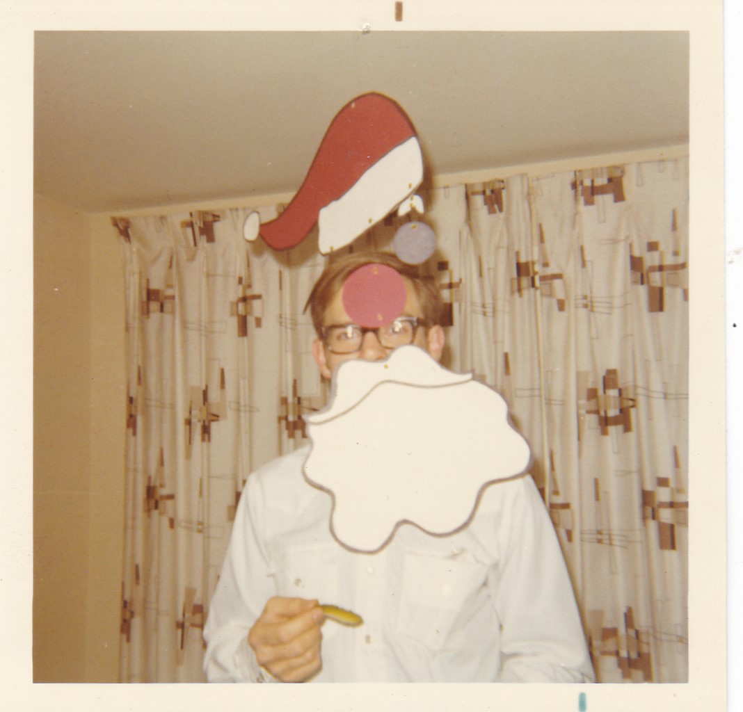 Scary Santa vintage snapshots