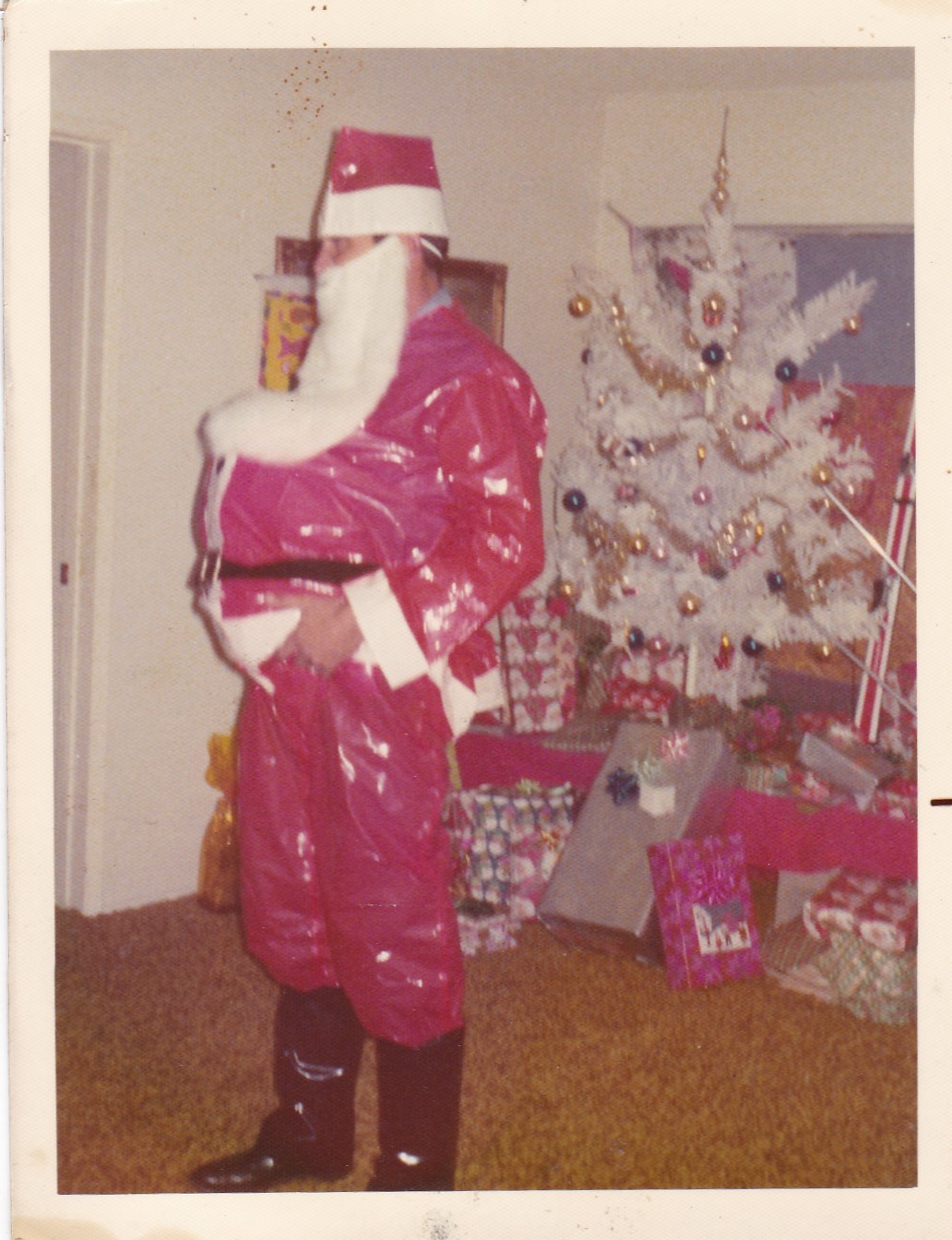 Scary Santa vintage snapshots