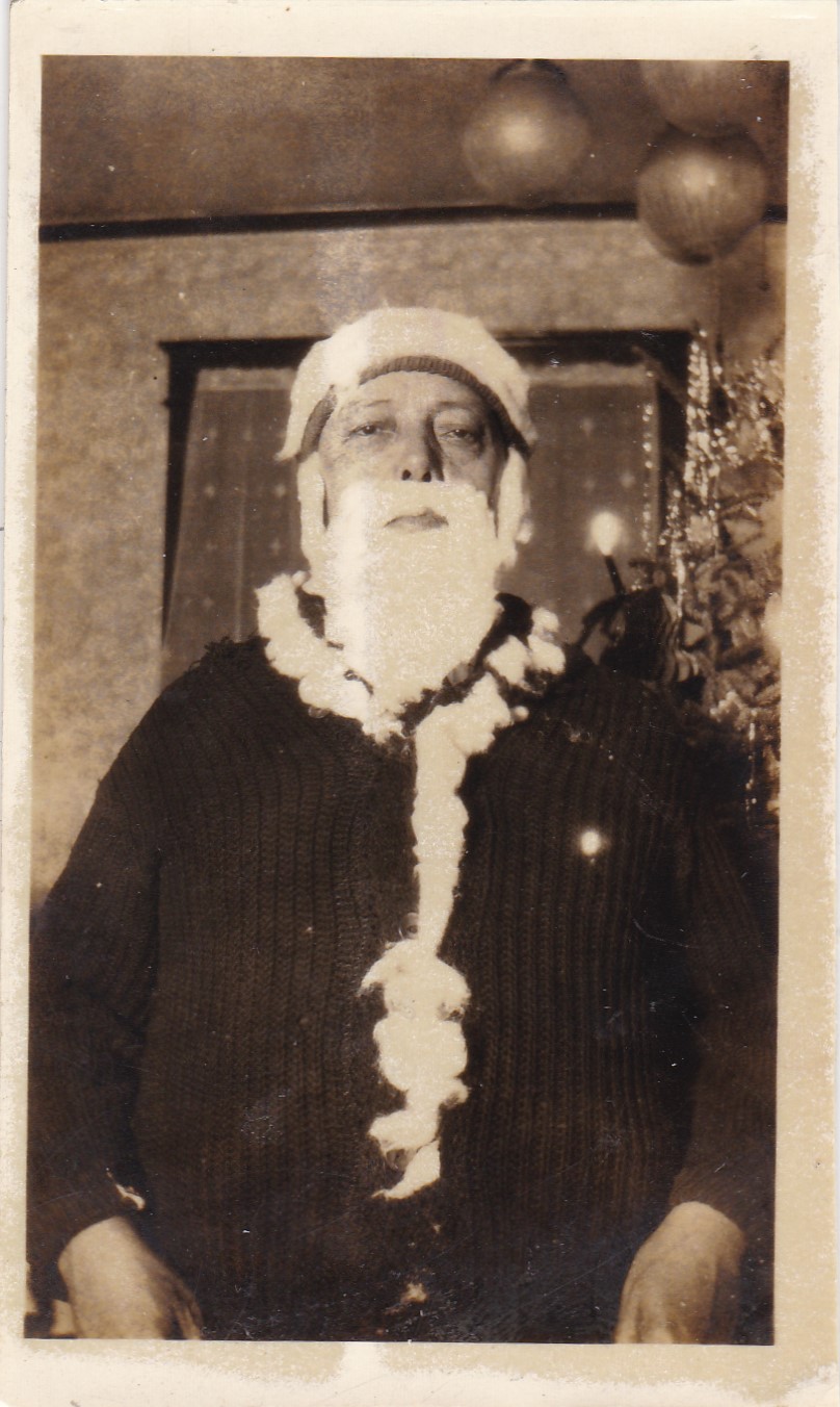 Scary Santa vintage snapshots