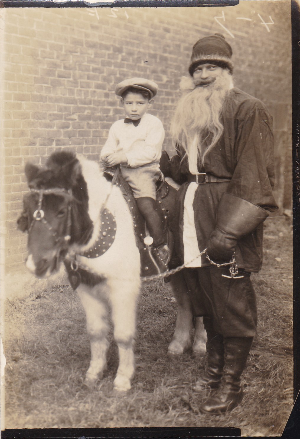 Scary Santa vintage snapshots