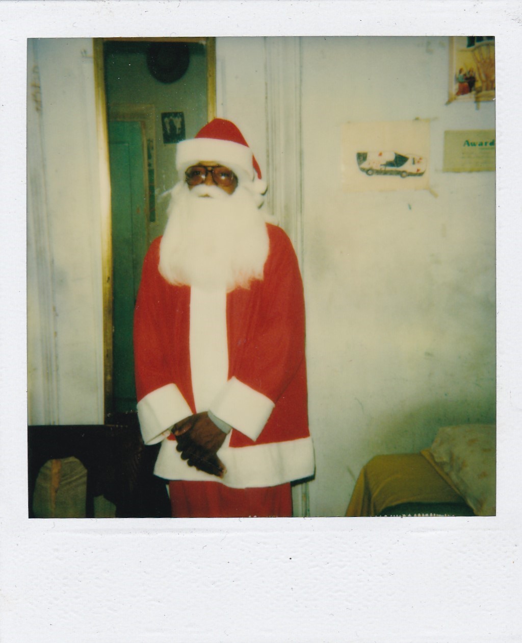 Scary Santa vintage snapshots