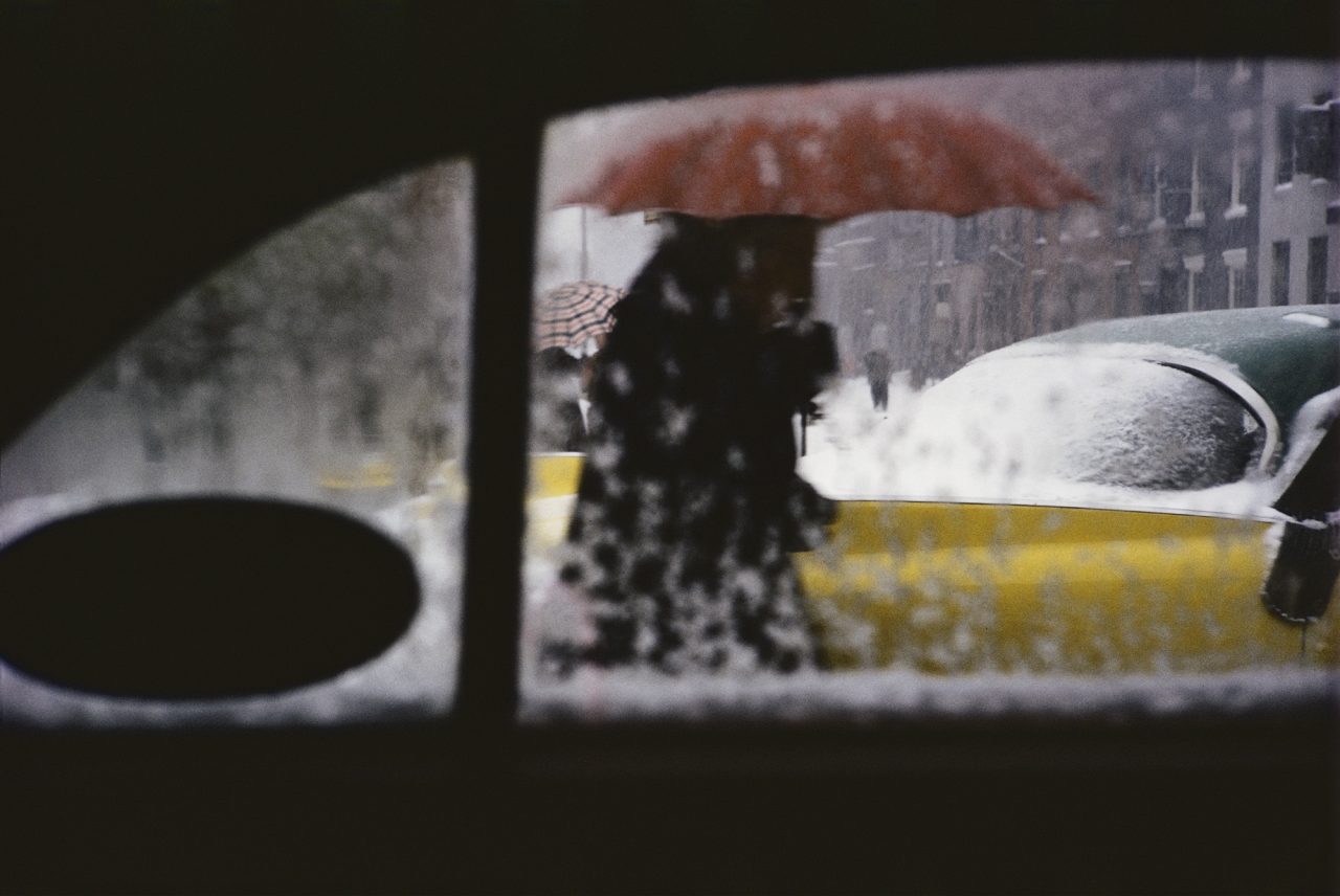 New York Saul Leiter snow rain winter