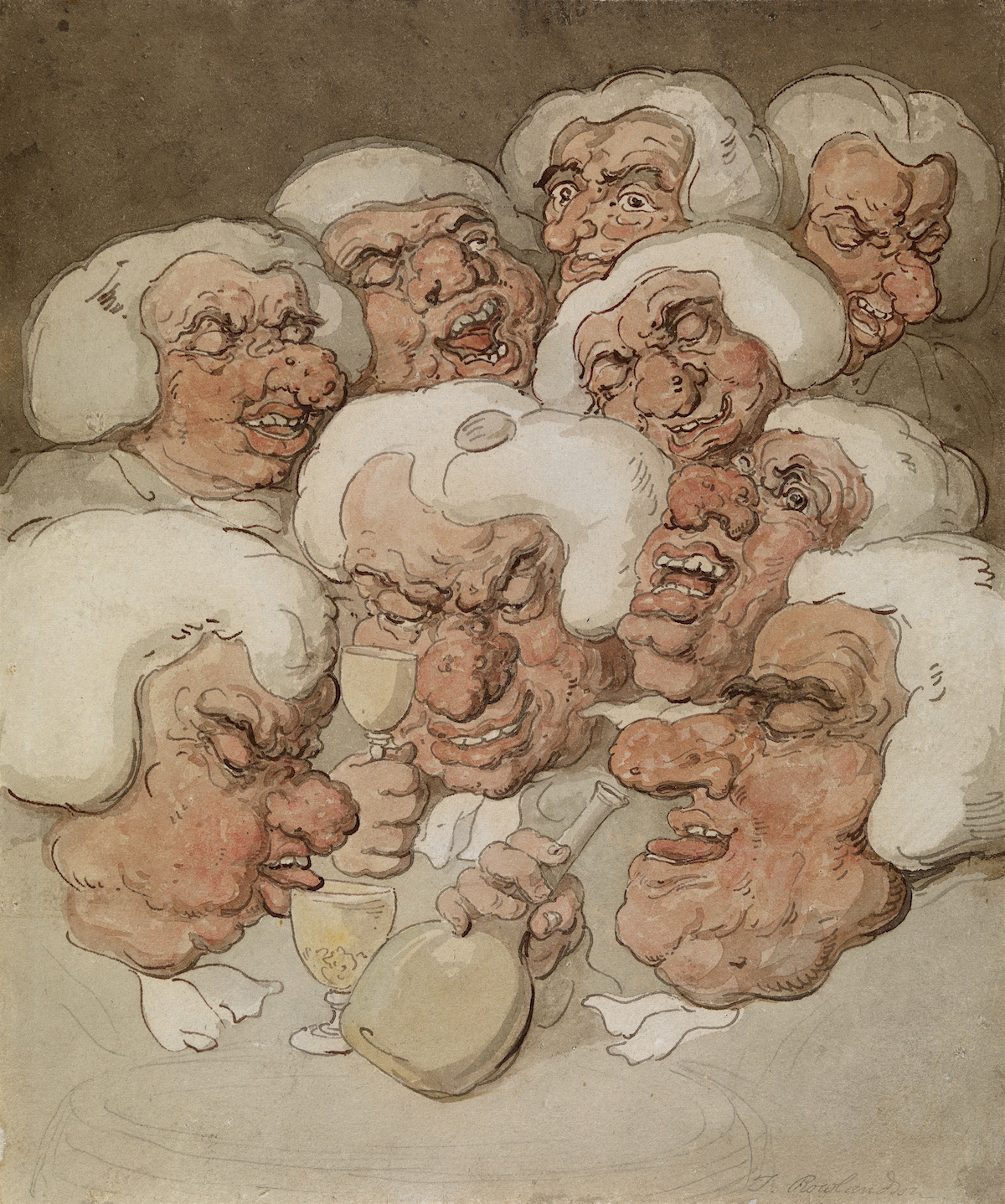 Thomas Rowlandson, caricatures, 18th century