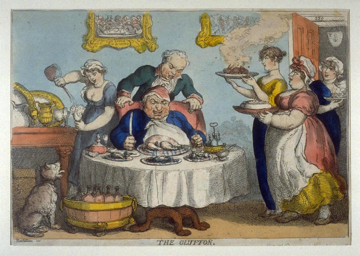 Thomas Rowlandson, caricatures, 18th century