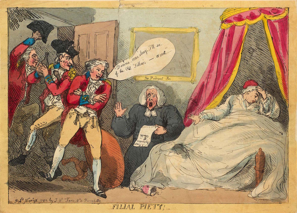 Thomas Rowlandson, caricatures, 18th century