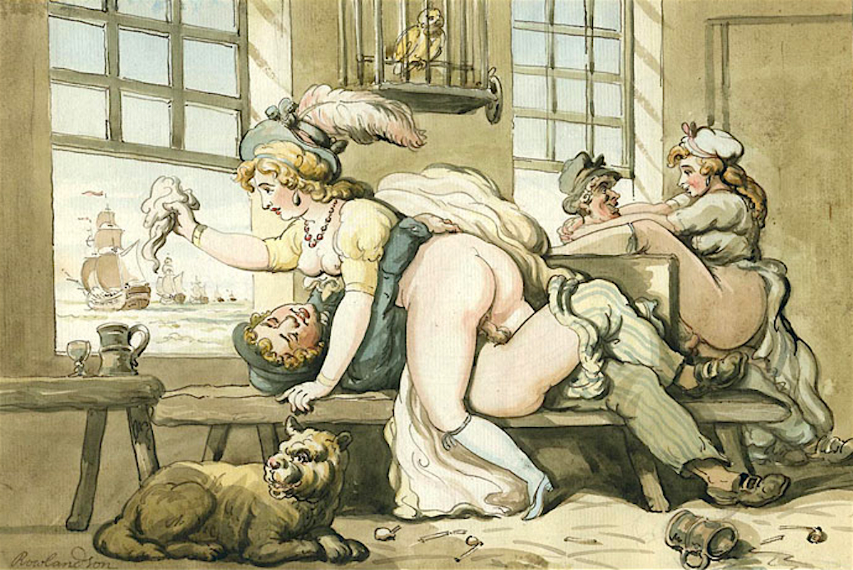Thomas Rowlandson, erotica, 18th century