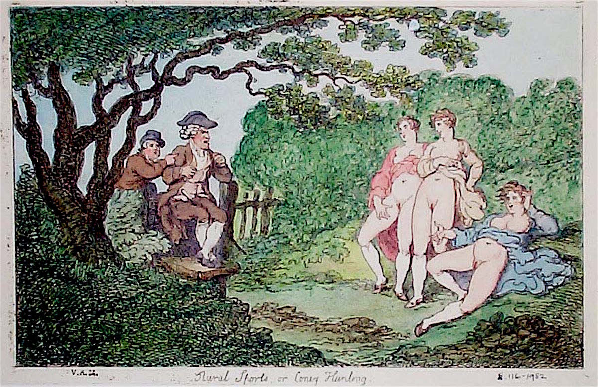 Thomas Rowlandson, erotica, art