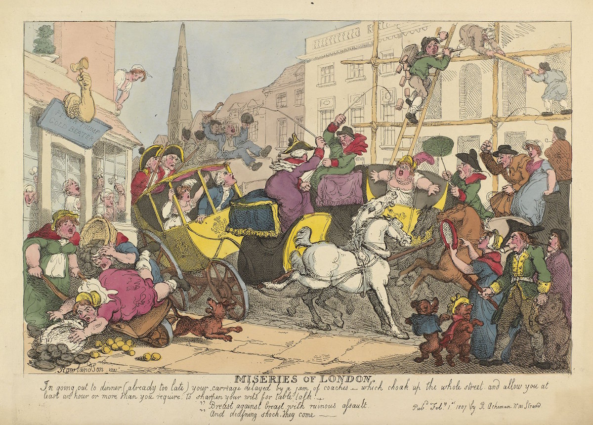 Thomas Rowlandson, caricatures, 18th century