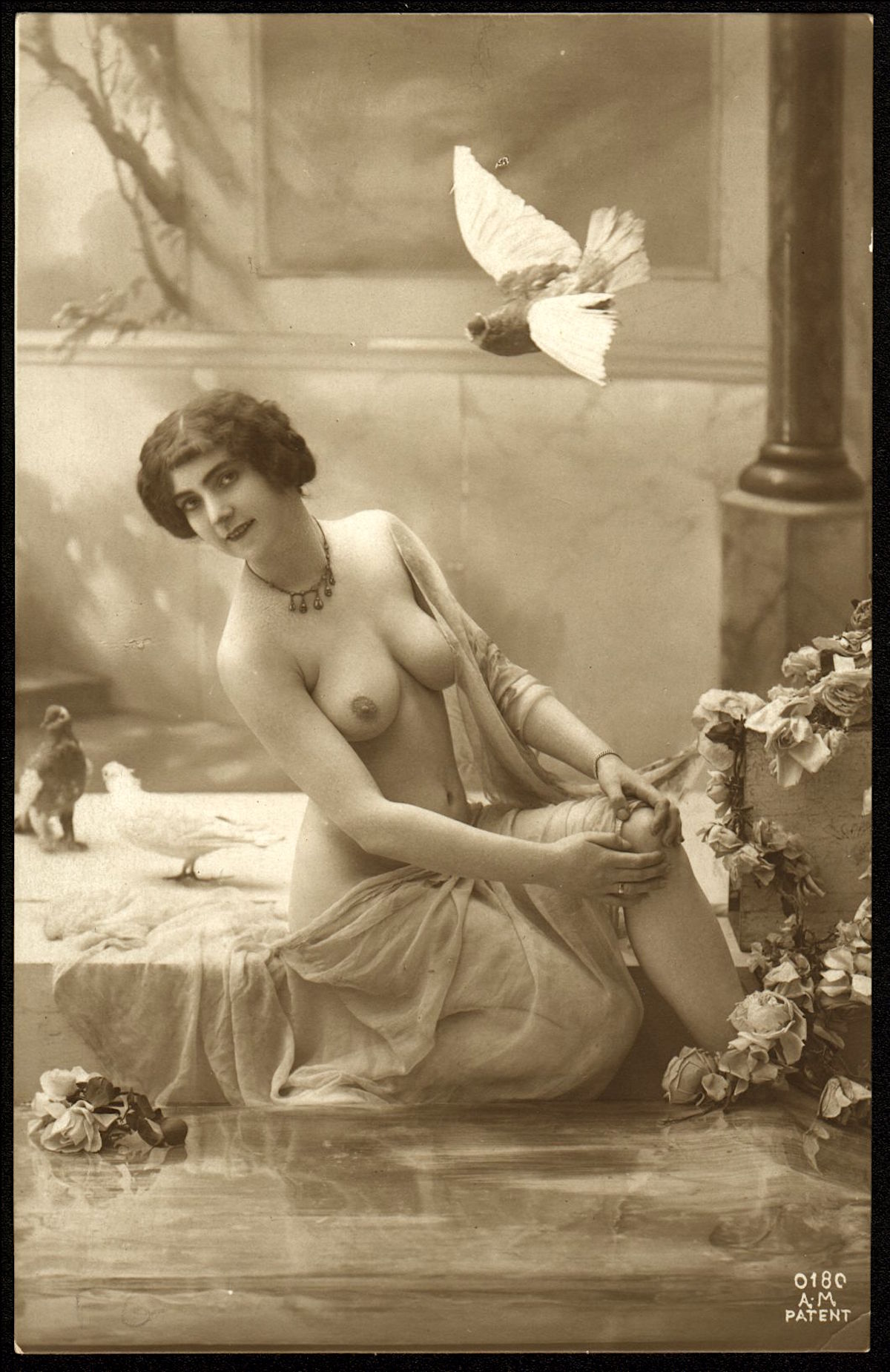 erotica, postcards, 1890s