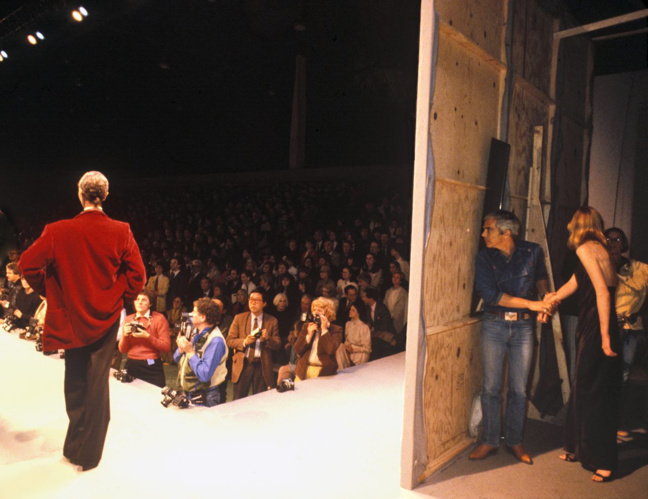 Ralph Lauren backstage, 1983 Harry Benson