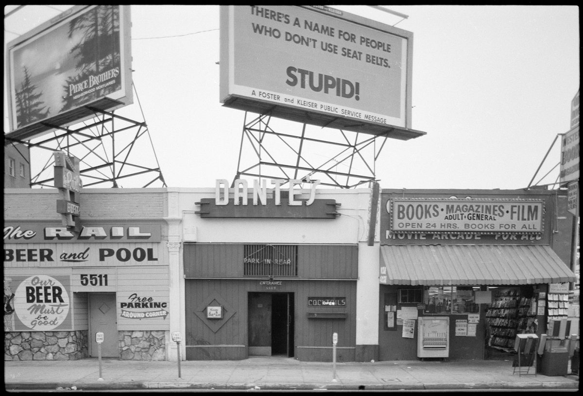 Storefronts on Sunset Boulevard