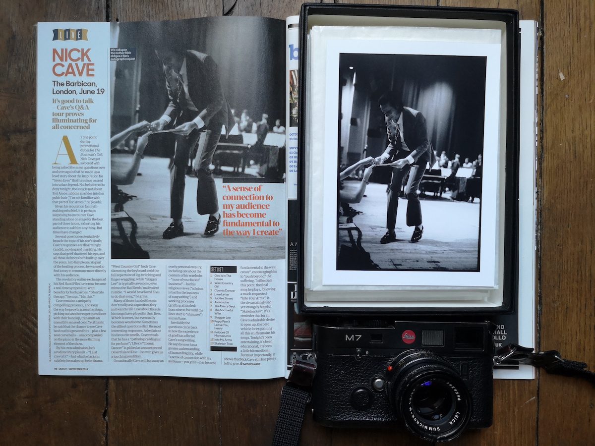 Alain Bibal, Nick cave, Leica Camera, rock, photography