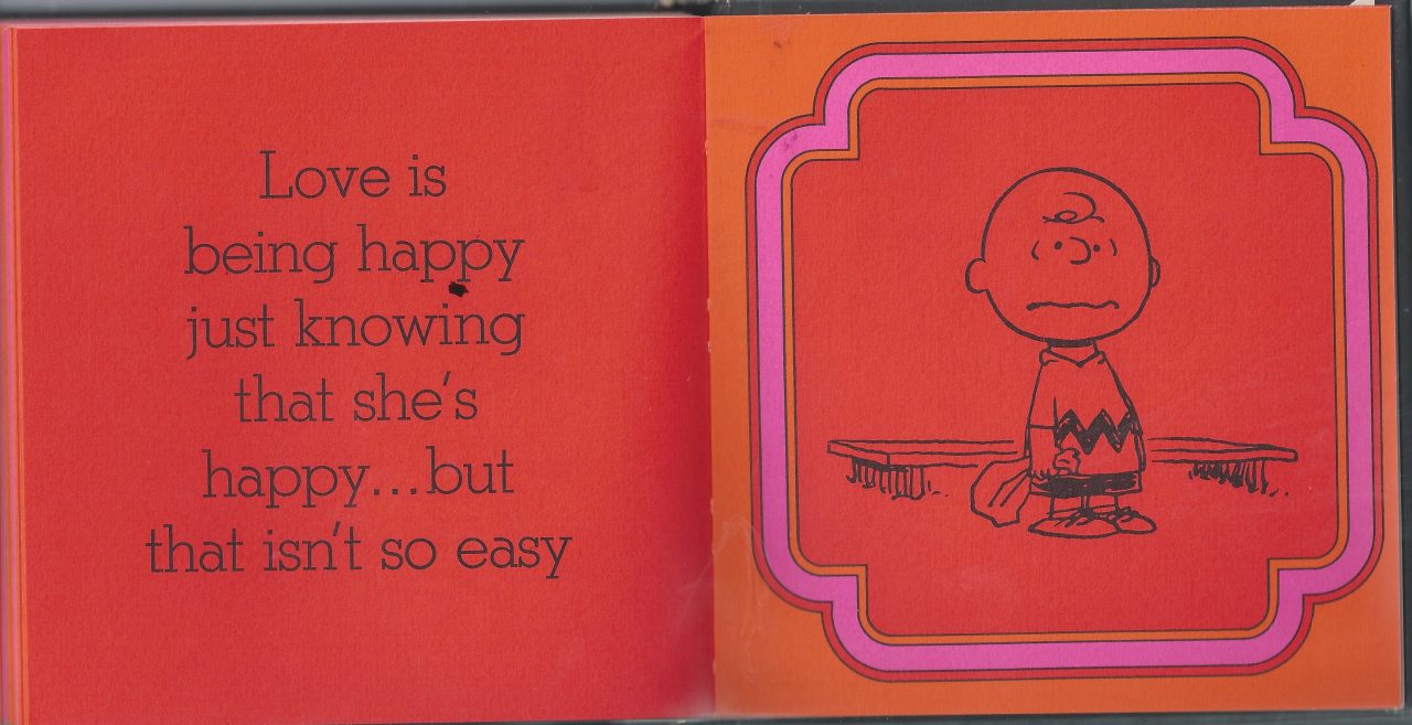 Love Is Peanuts Charlie Brown Snoopy Lucy by Charles M. Schulz