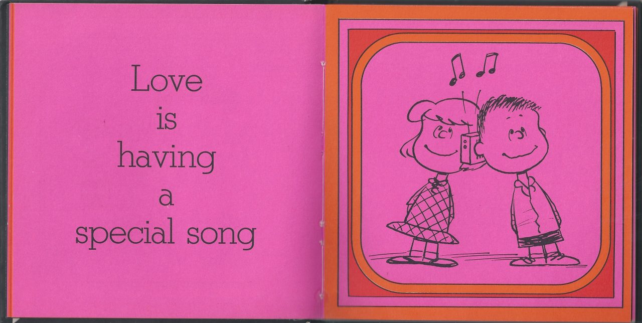 Love Is Peanuts Charlie Brown Snoopy Lucy by Charles M. Schulz