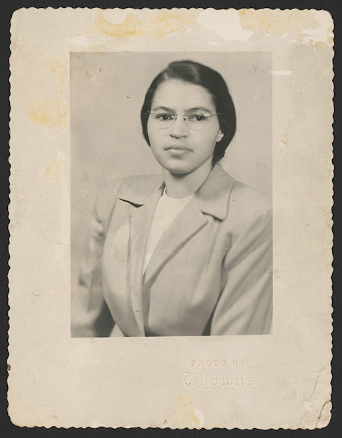 Portrait of Rosa Parks in 1950