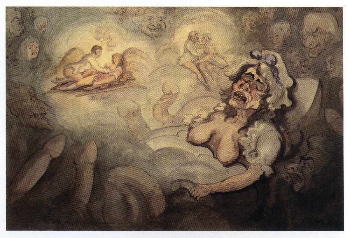 The Old Harlot's Dream Thomas Rowlandson