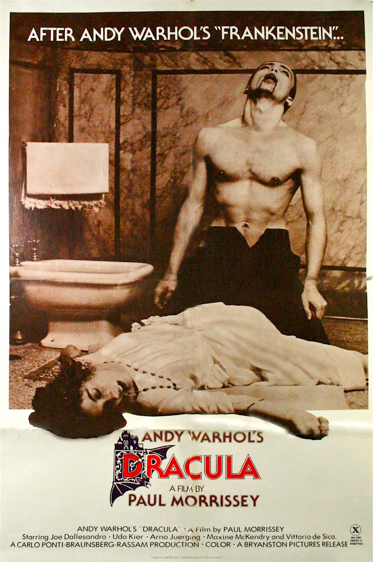 Andy Warhol. Dracula, Udo Kier