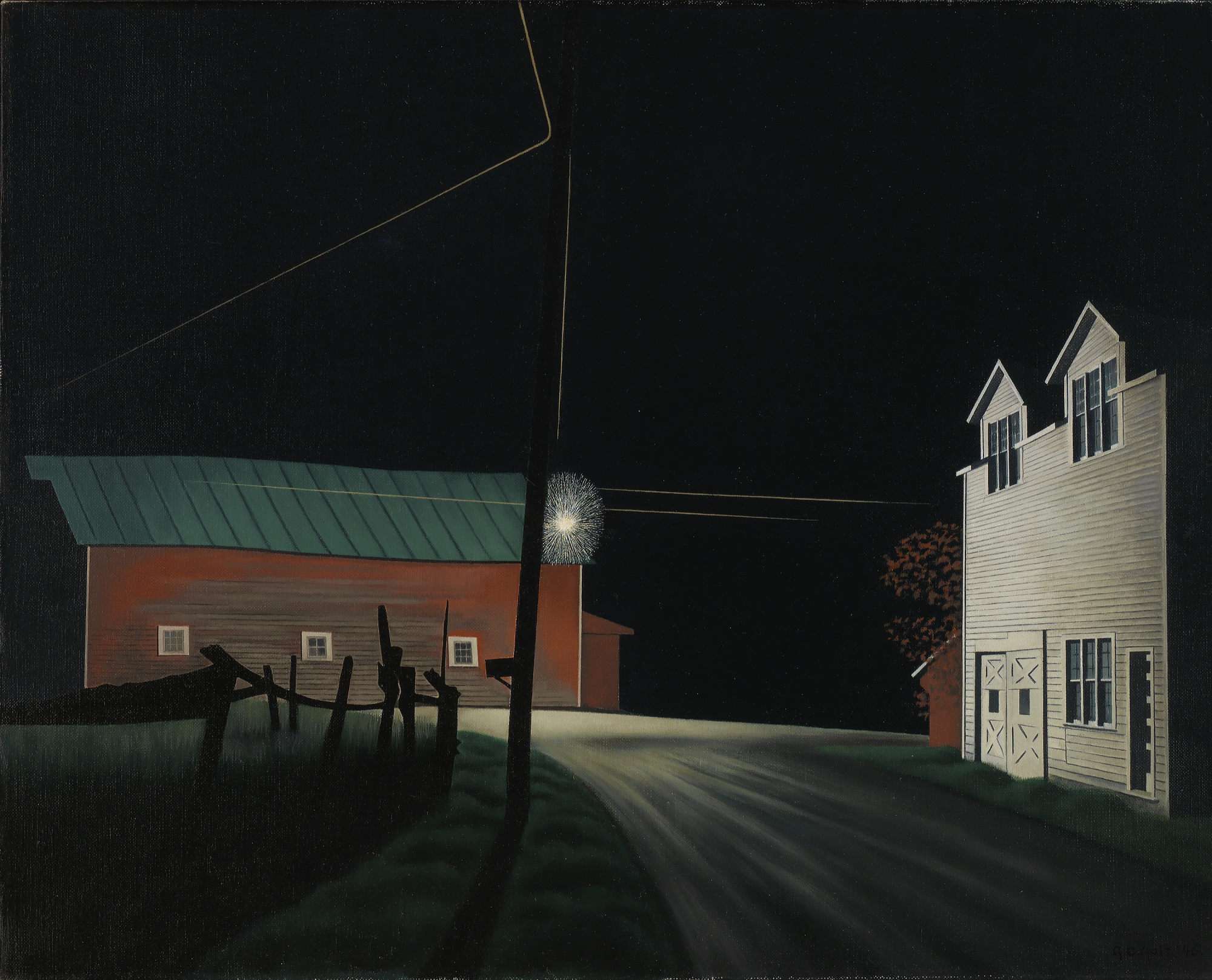 Bright Light at Russell's Corners by George Ault