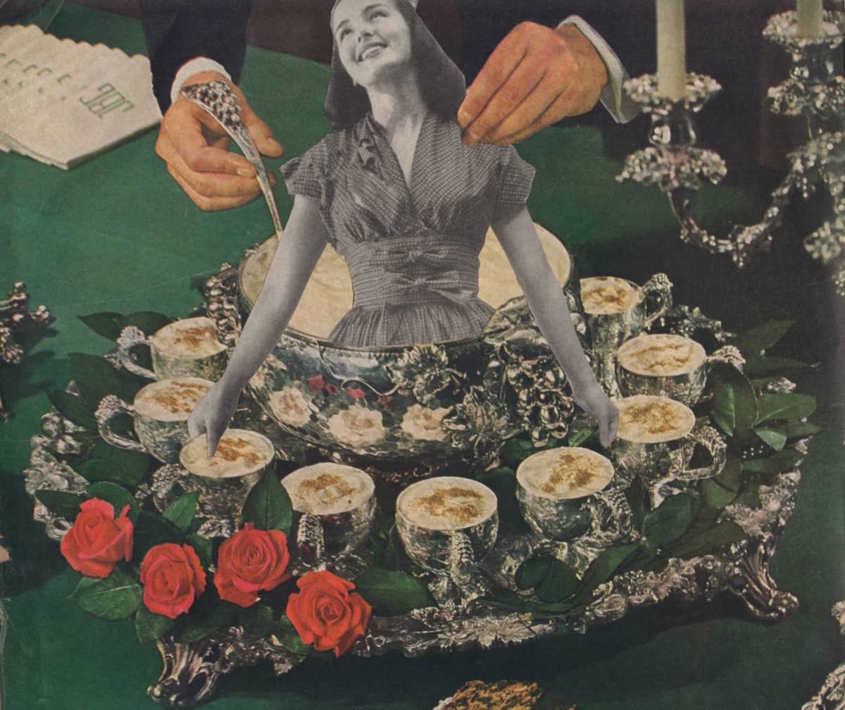 Deborah Stevenson, collage, art, feminine