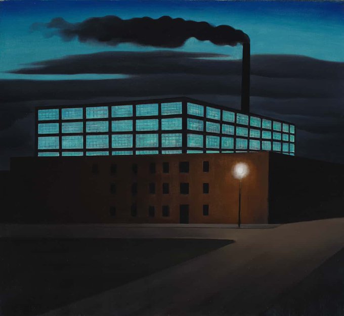 George Ault, Hoboken Factory, 1932.