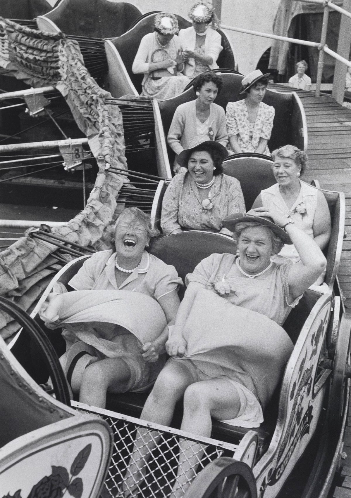 Women from clapham London in Margate 1950s
