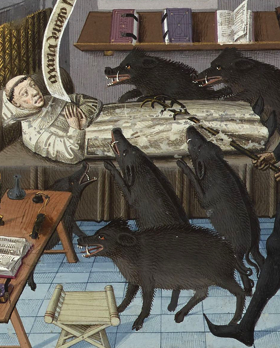 Vincent of Beauvais, Le Mirouer historial (French translation of Speculum historiale), Paris 1463 BnF, Français 50, fol. 256v