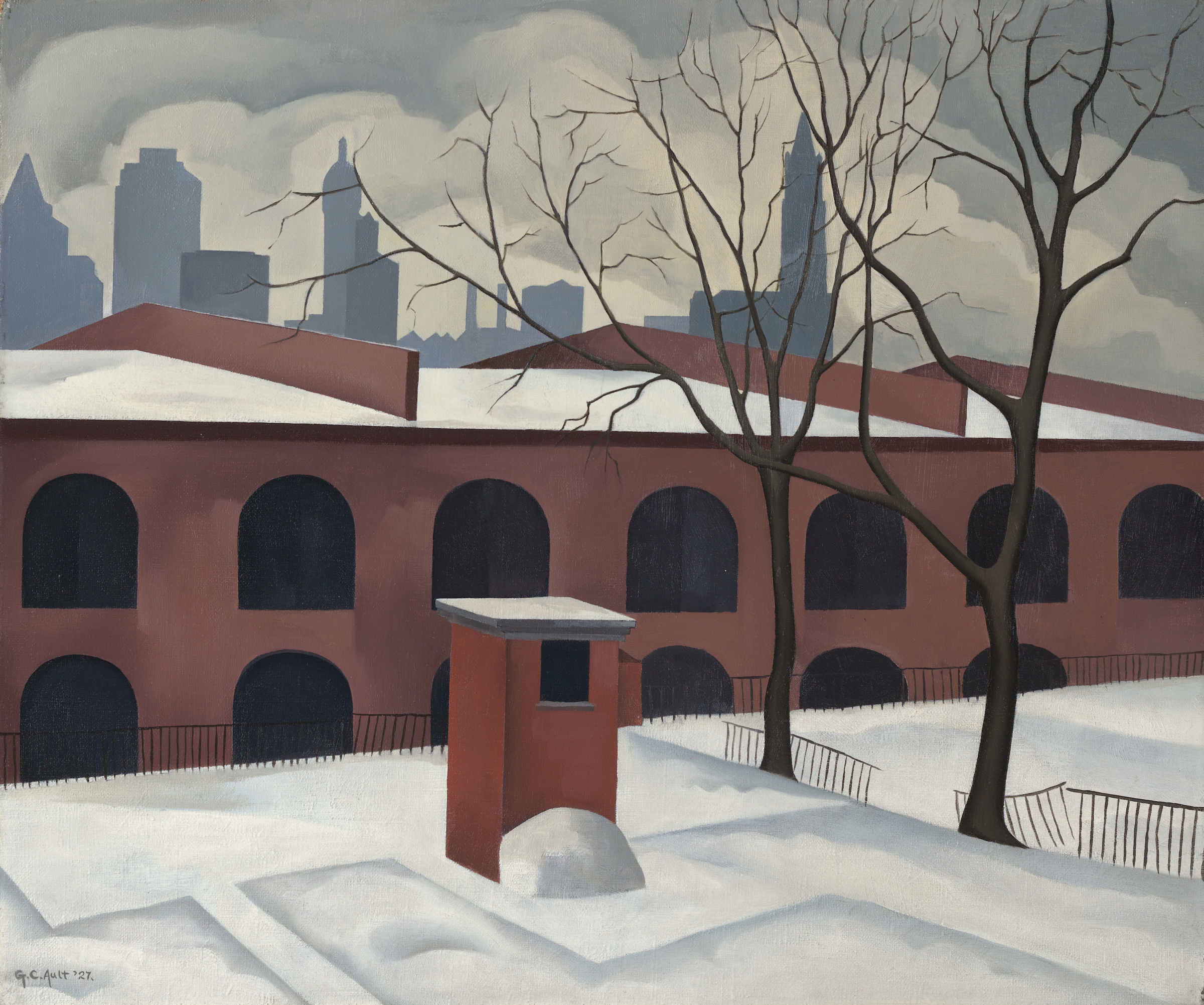 George Ault - View from Brooklyn (1927)