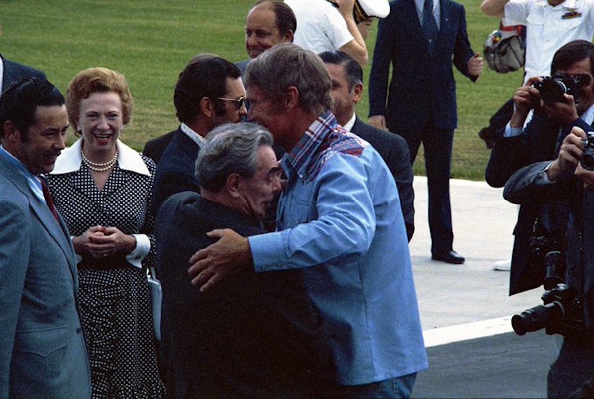 Chuck Connors, Leonid Brezhnev, America