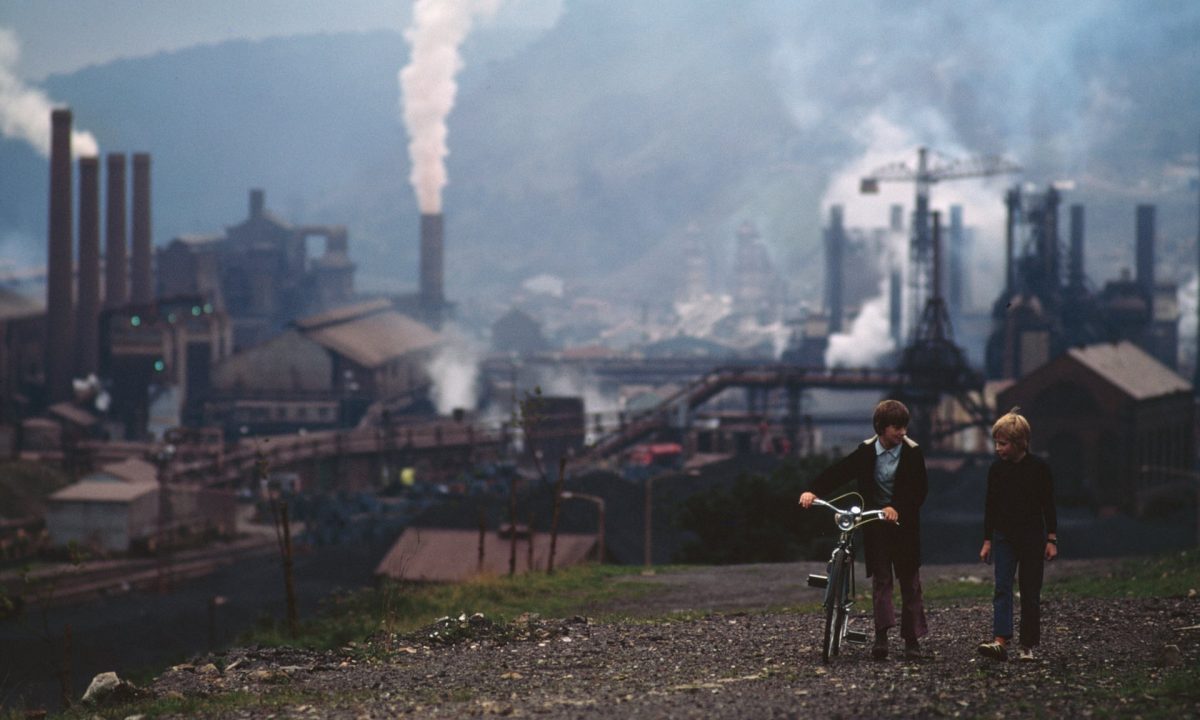 A steelworks in Wales, October 1973