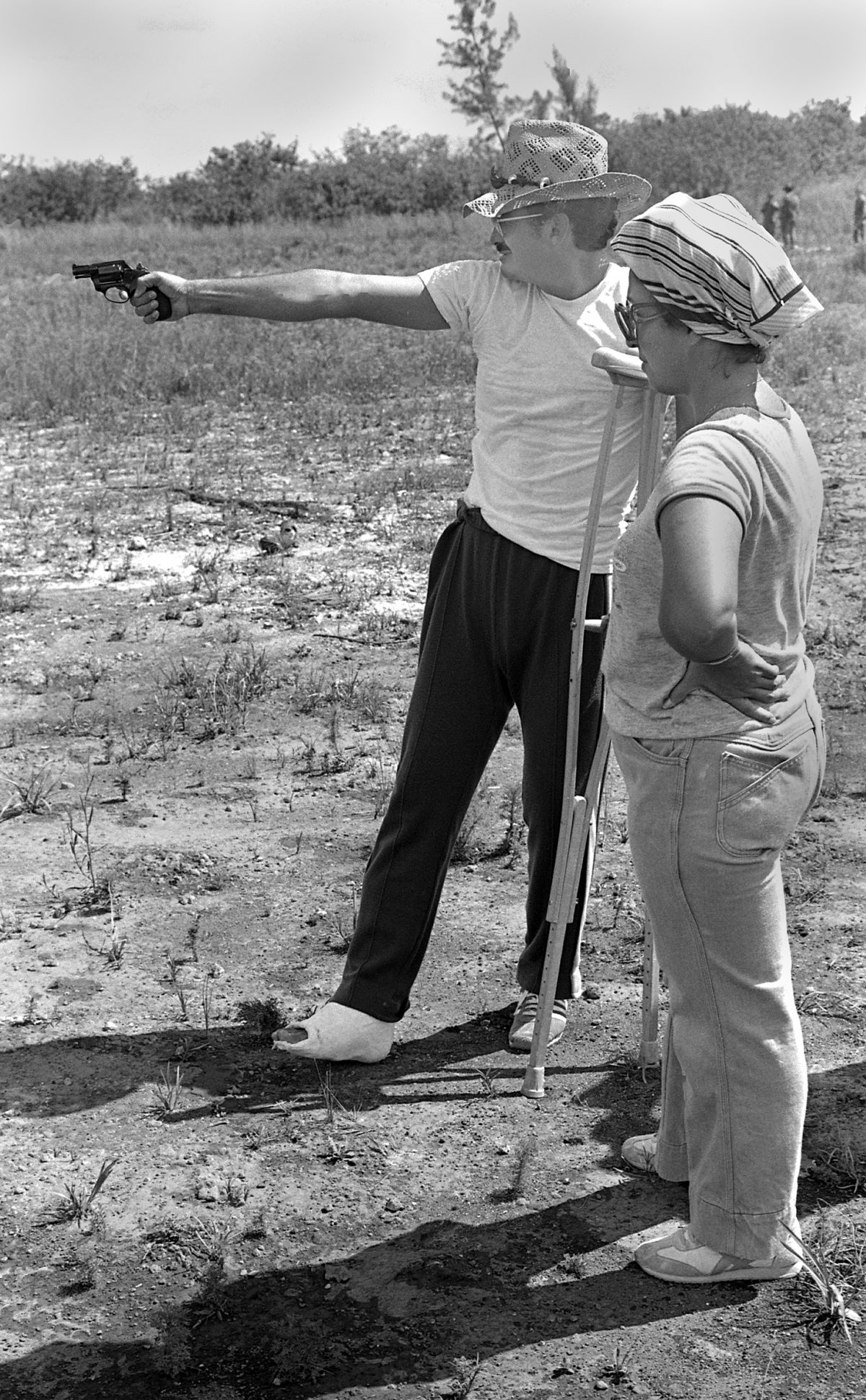 Everglades target practice, Florida 1981