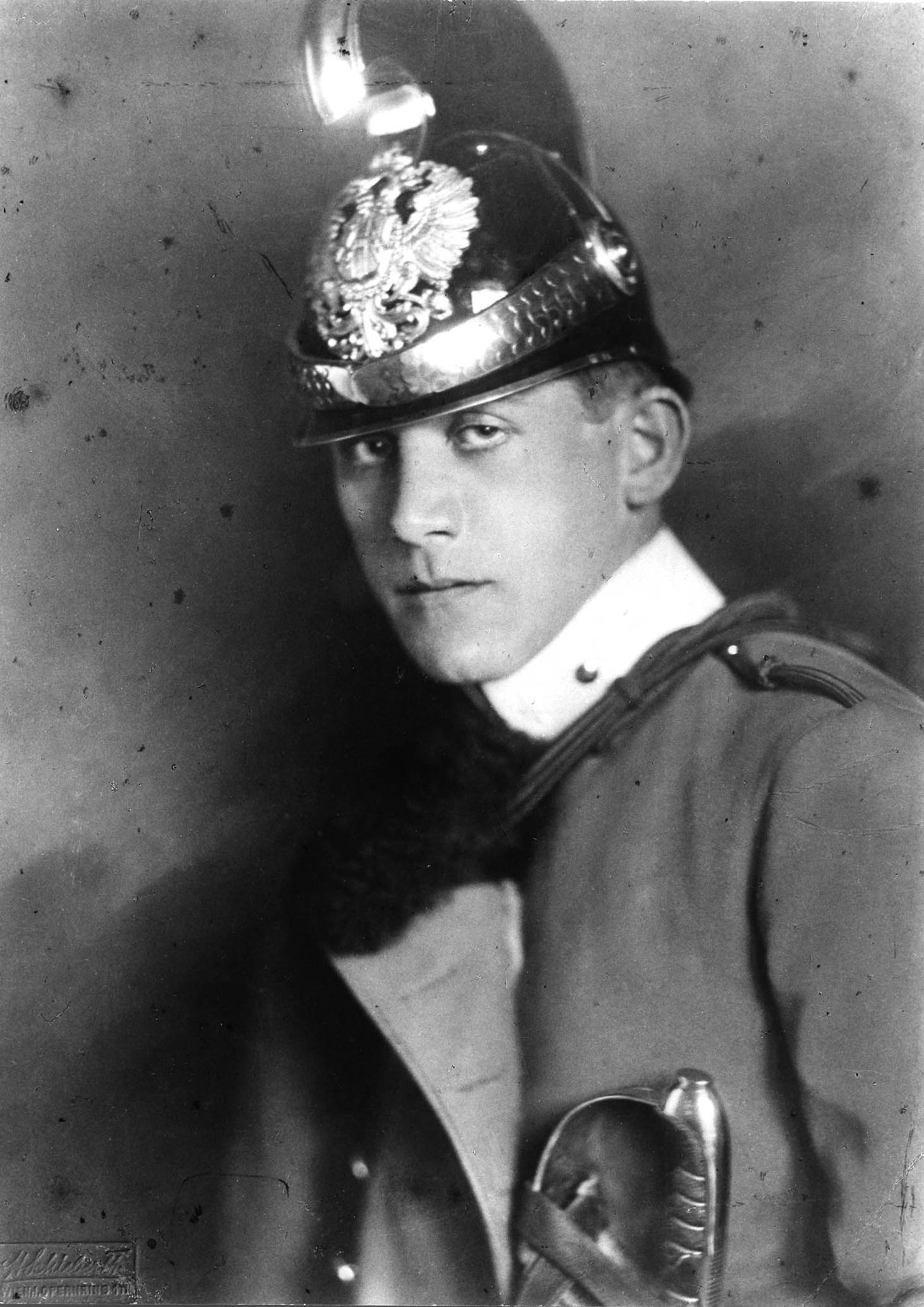 Oskar Kokoschka als Dragoner, c. 1915