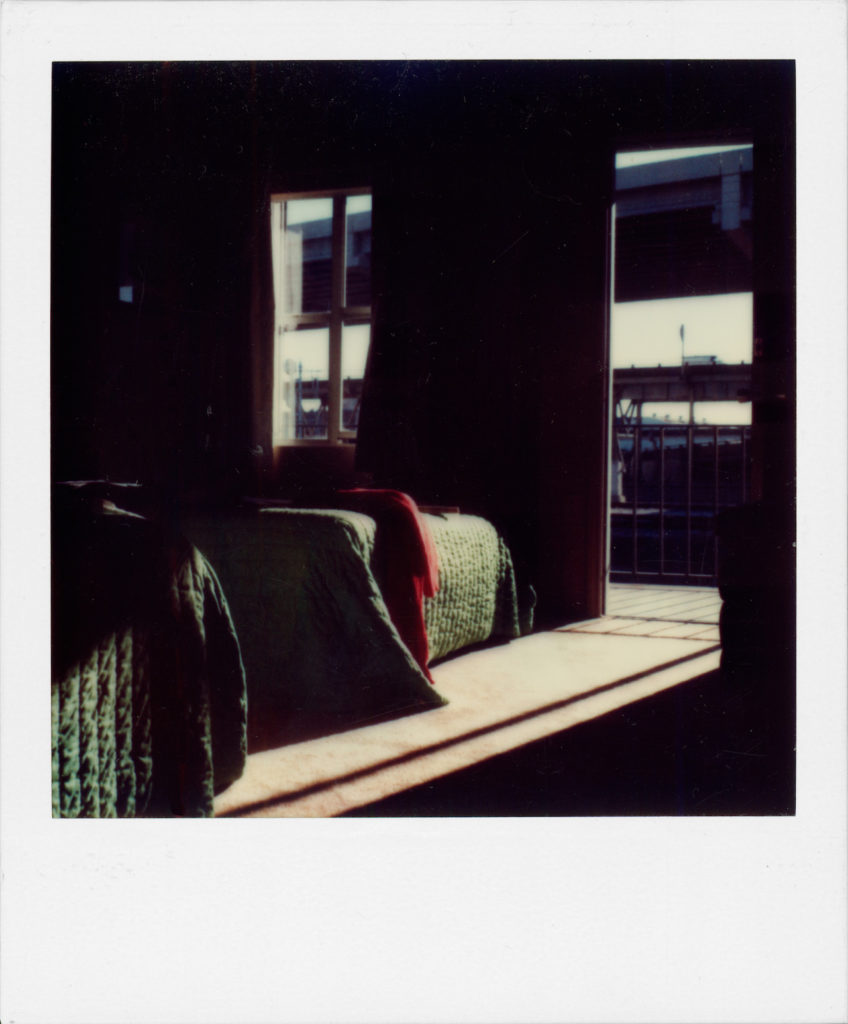 Baywater Hotel, New Orleans, USA, while shooting ‘Down By Law’, 1985, Polaroid 600 - Robby Müller Estate