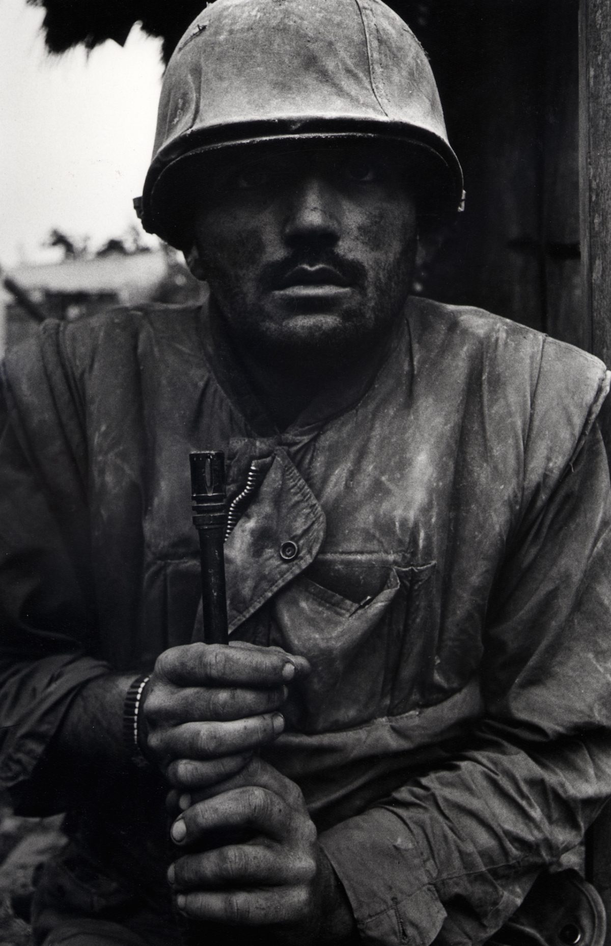 Shell Shocked US Marine, Hue, Vietnam, 1968