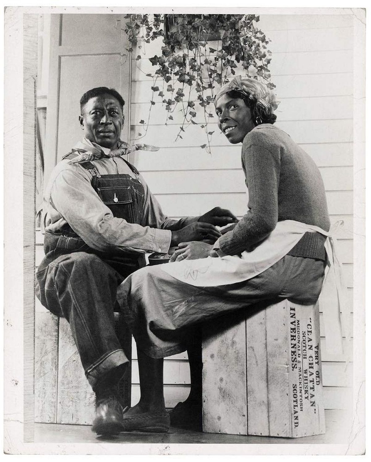 Lead Belly and his wife Martha