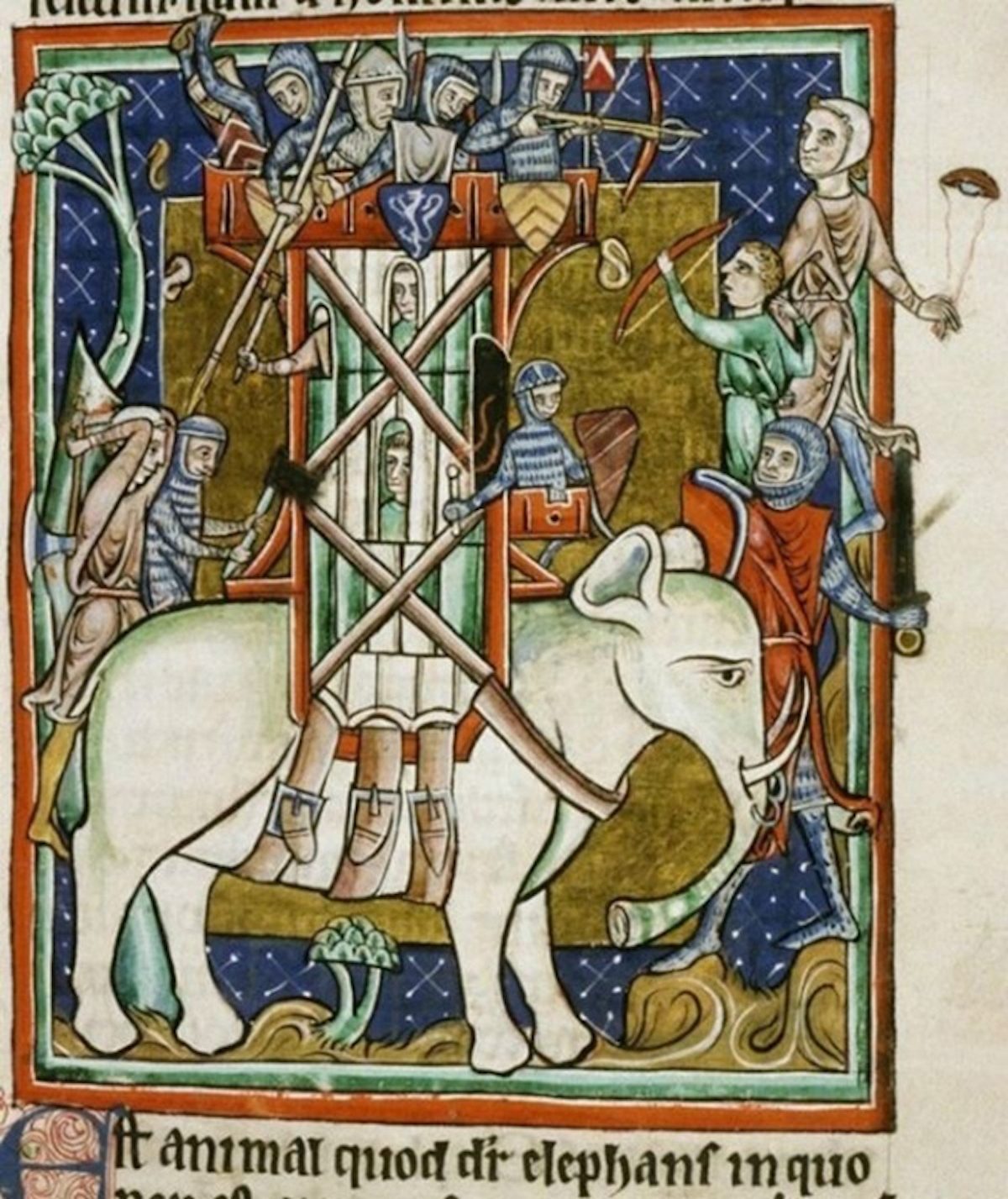 elephant in medieval art