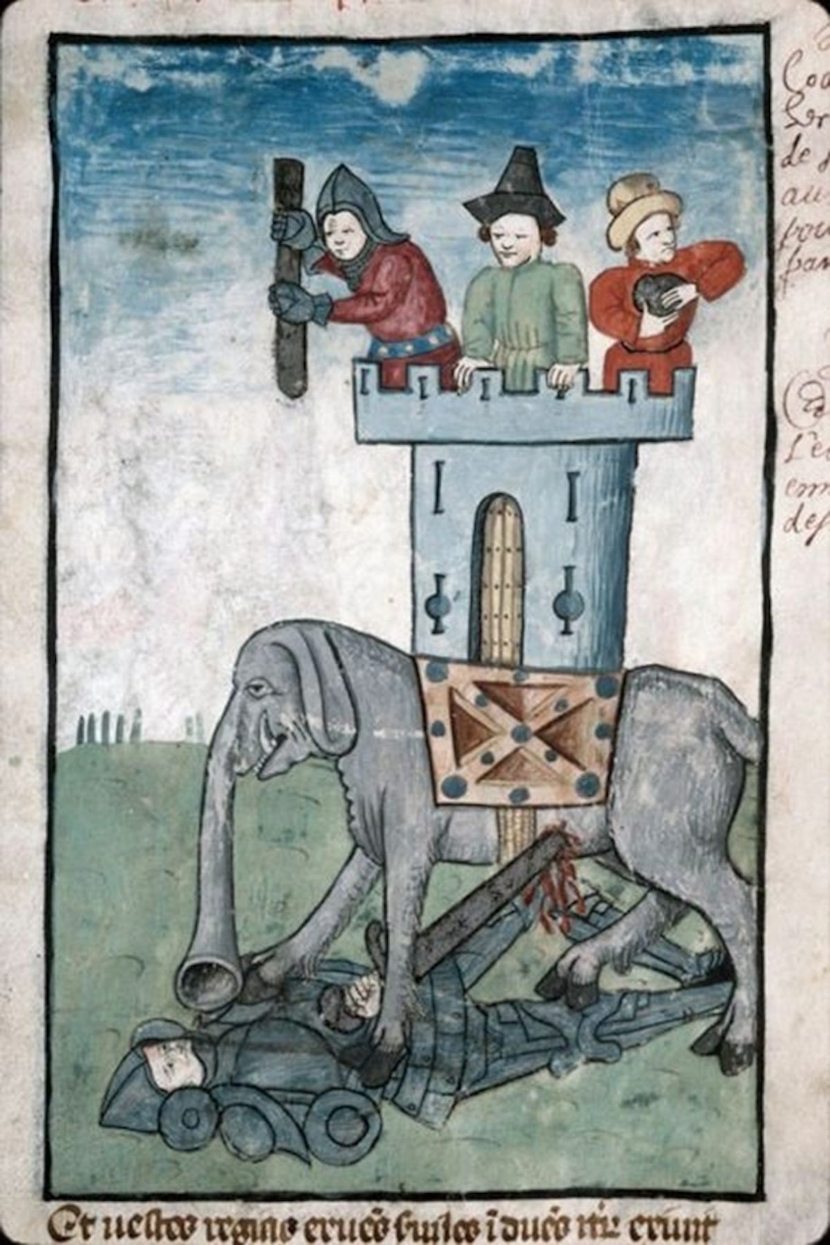 elephant in medieval art