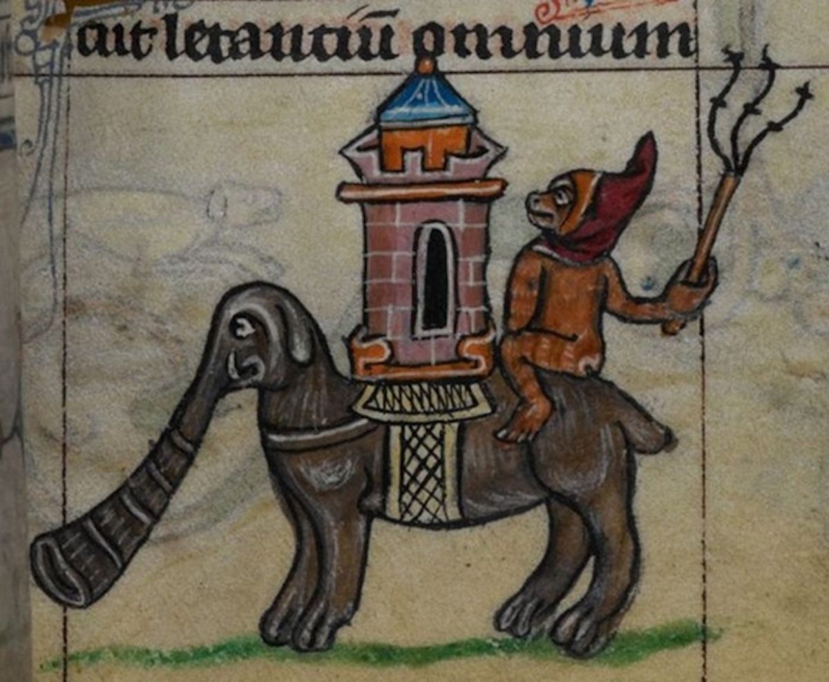 How Medieval Artists Saw Elephants: Claws, Hooves, Trunks Like Trumpets