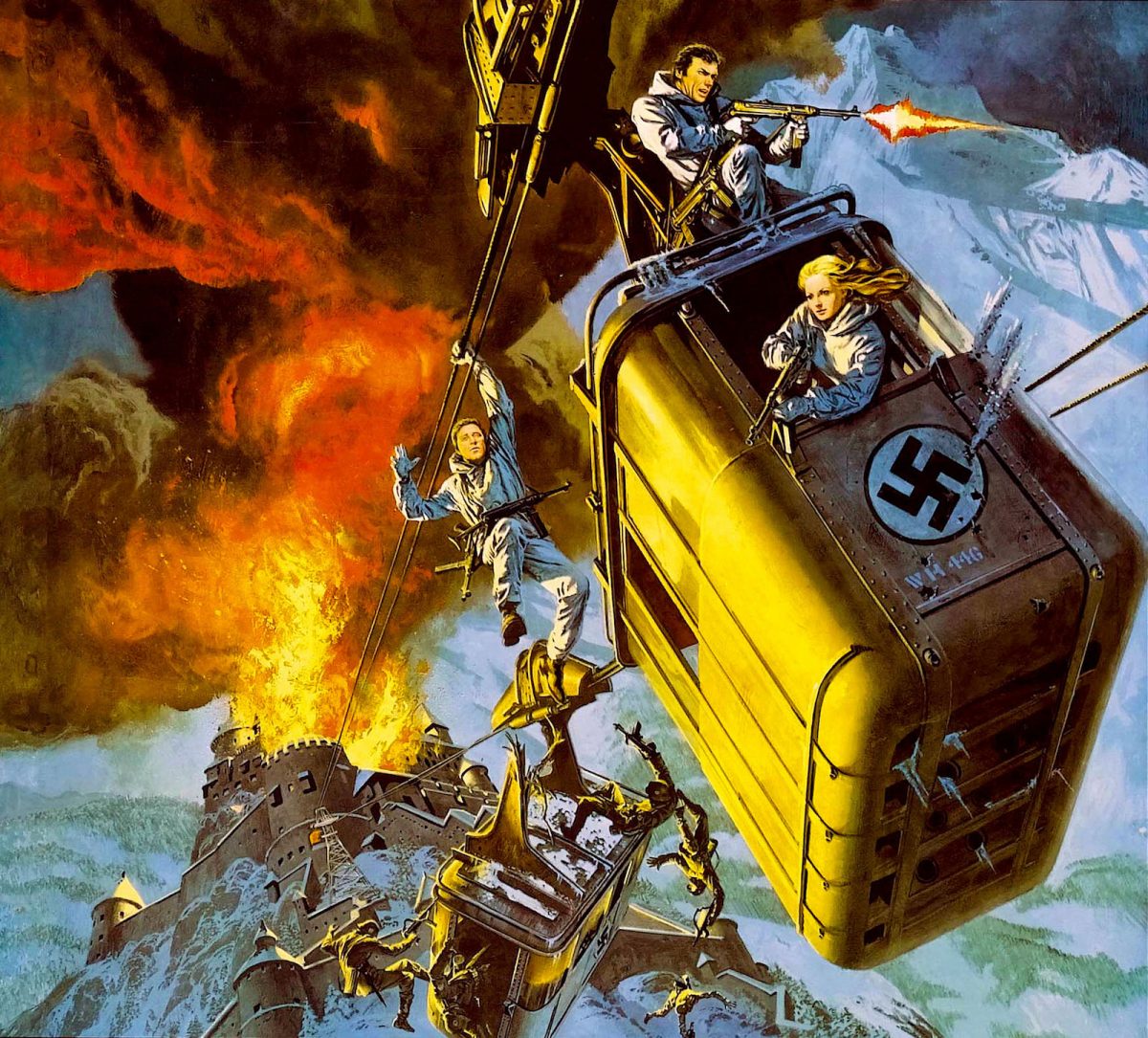 Alistair MacLean, Where Eagles dare, Clint Eastwood, Richard Burton