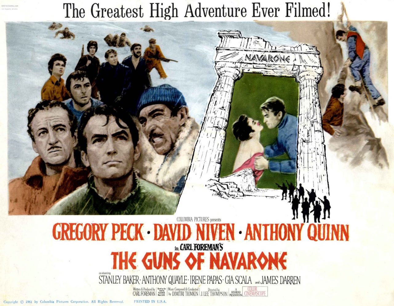 Alistair MacLean, Guns of Navarone, film