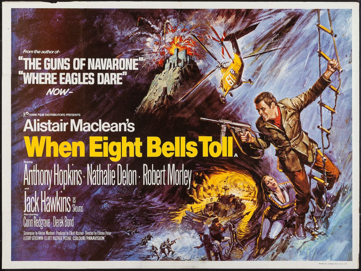 Alistair MacLean, When Eight Bells Toll, Anthony Hopkins, film