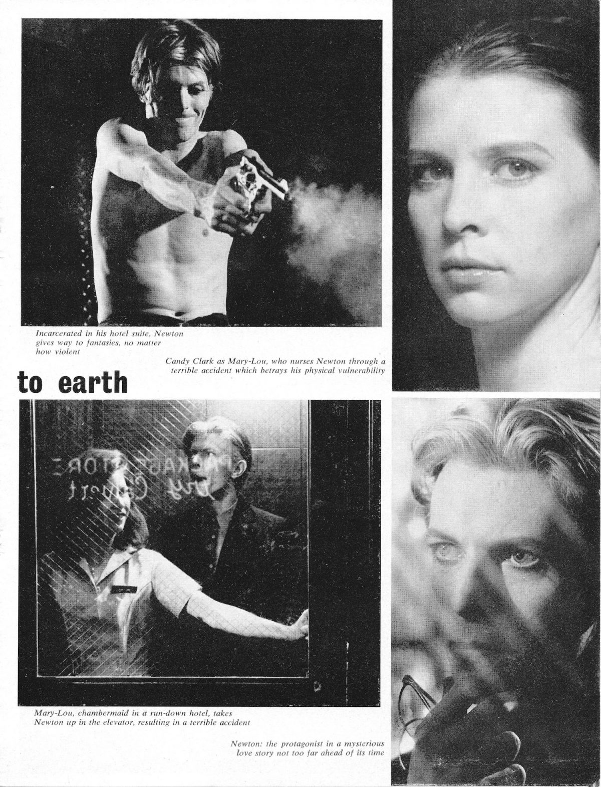 David Bowie, Nicolas Roeg, Man Who Fell To Earth, Films and Filming