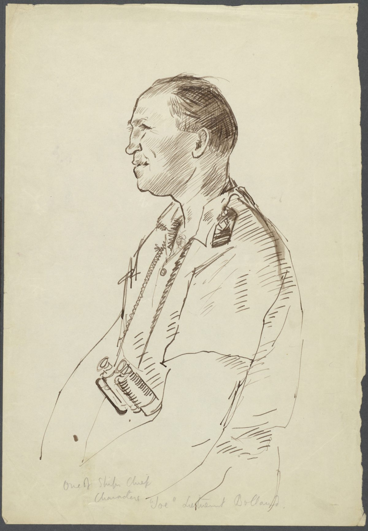 Cecil Beaton, war, drawings, Royal Navy