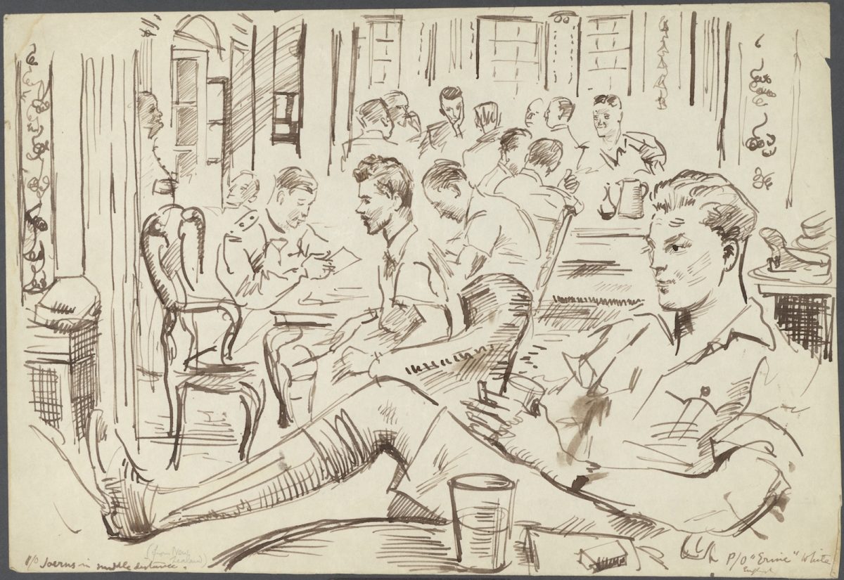 Cecil Beaton, war, drawings 